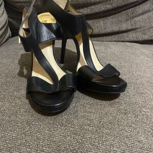 Michael Kors Black Strappy Heels